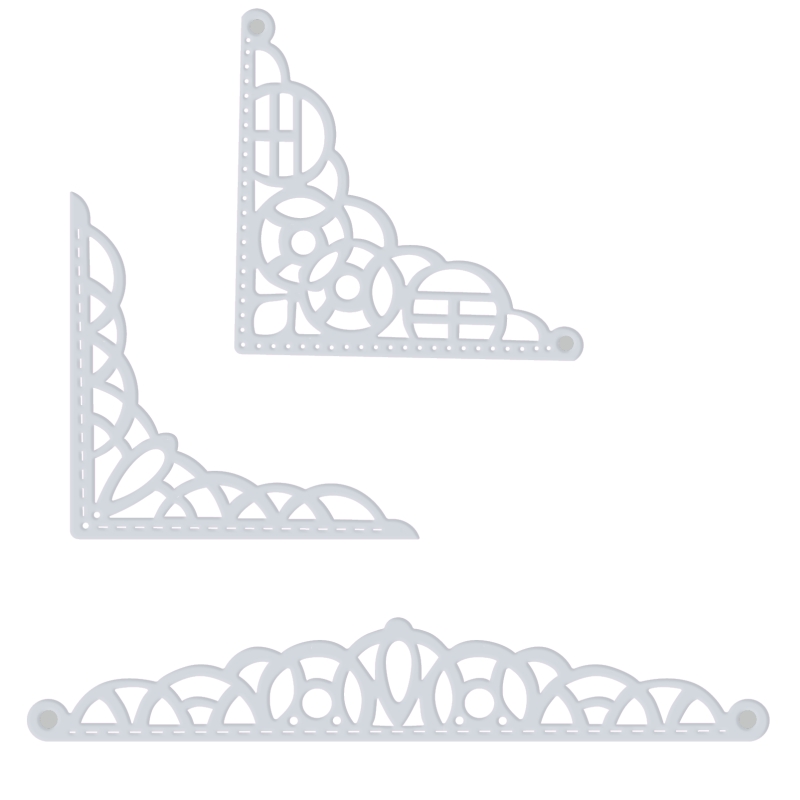 Sweet Dixie Geometric Corners & Border die set