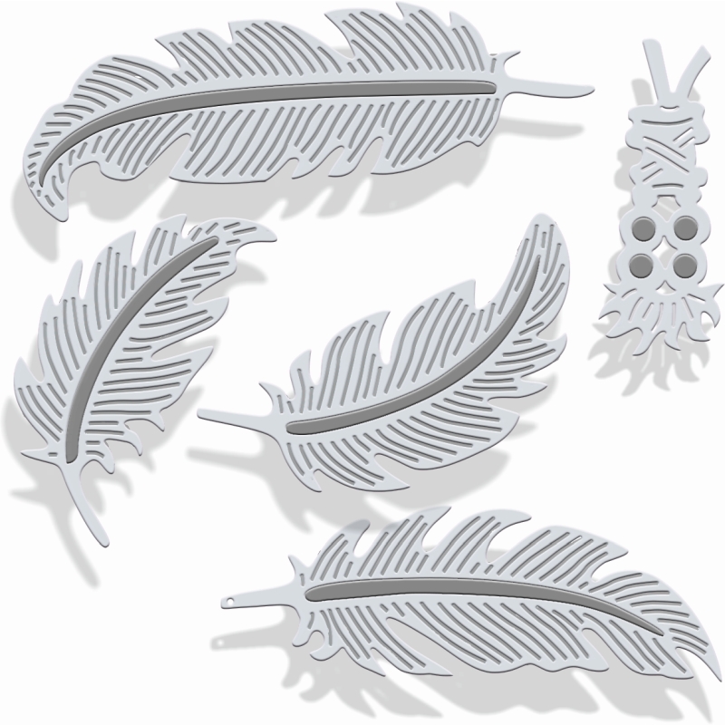 SD Feathers Sweet Dixie Cutting Die