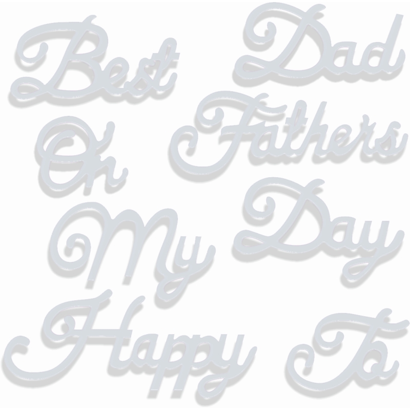 Sweet Dixie Best Dad/Father Sentiment die set