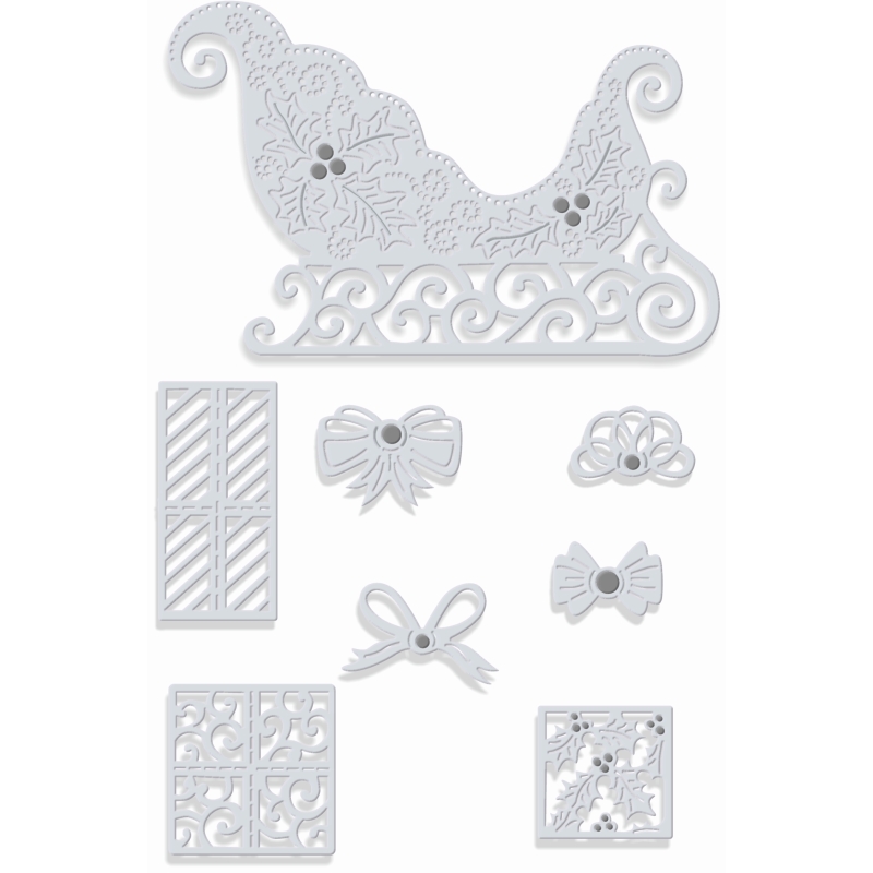 SD Sleigh, Parcels and Bows Sweet Dixie Cutting Die
