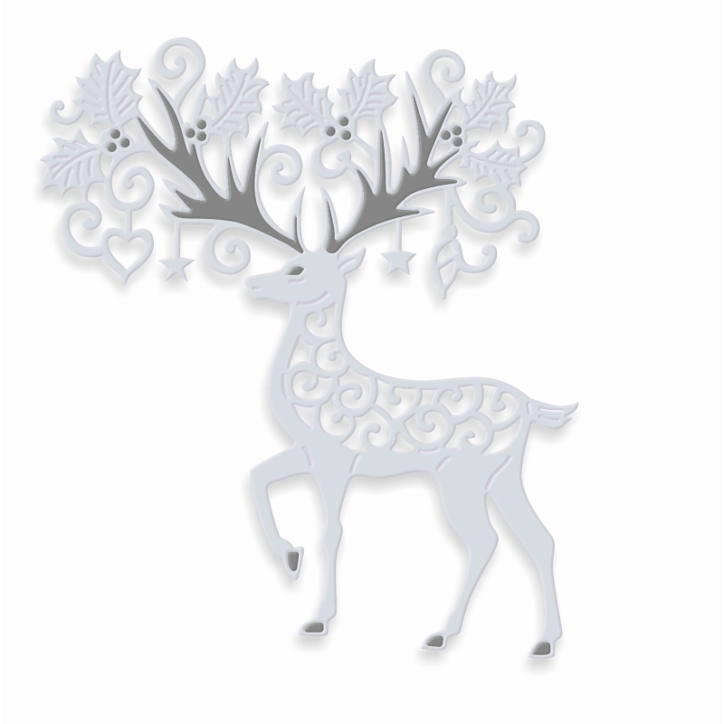 Sweet Dixie Ornate Reindeer die set