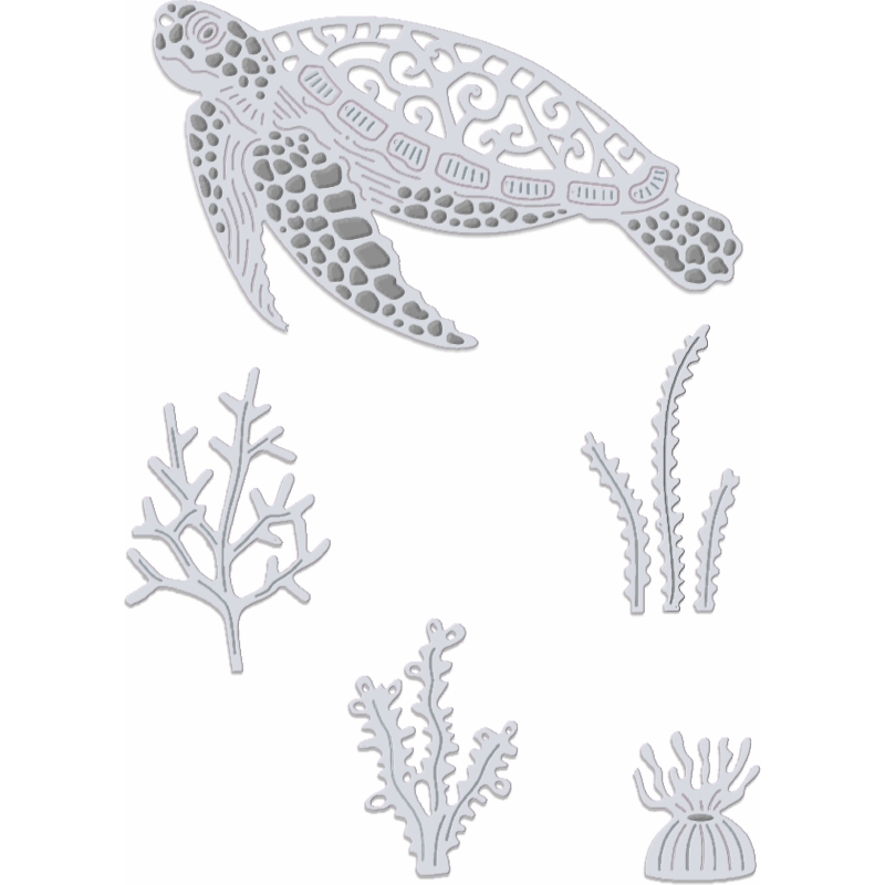 Sweet Dixie Sea Turtle die set
