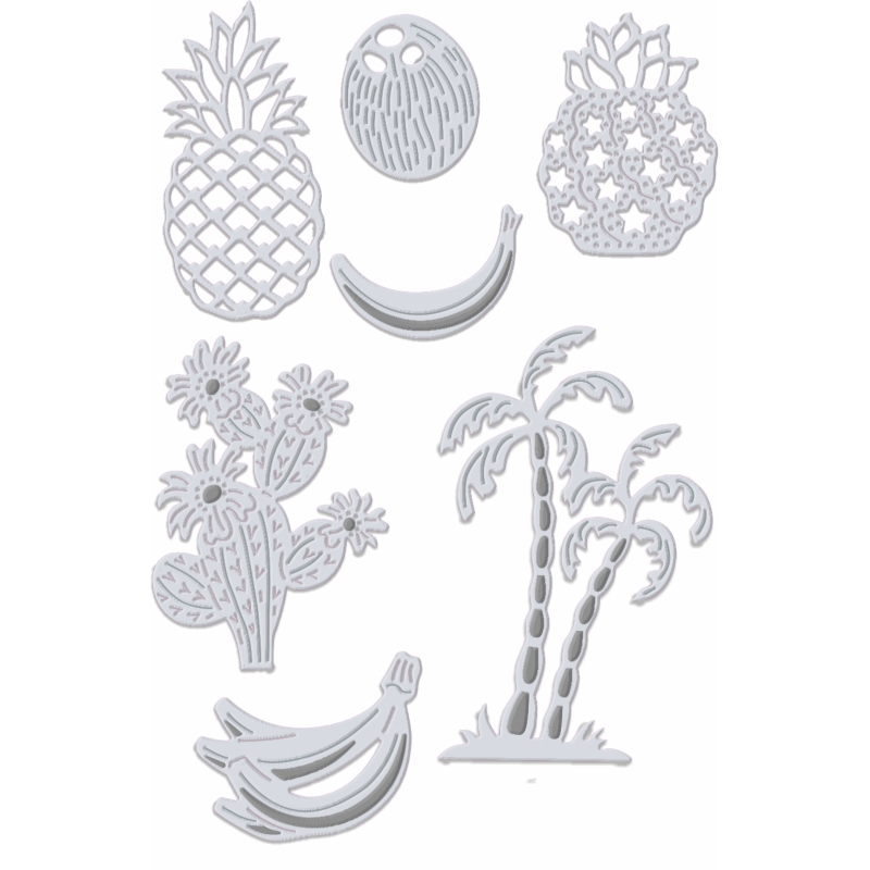 SD Fruit, Cacti &amp; Palm Tree Sweet Dixie Cutting Die