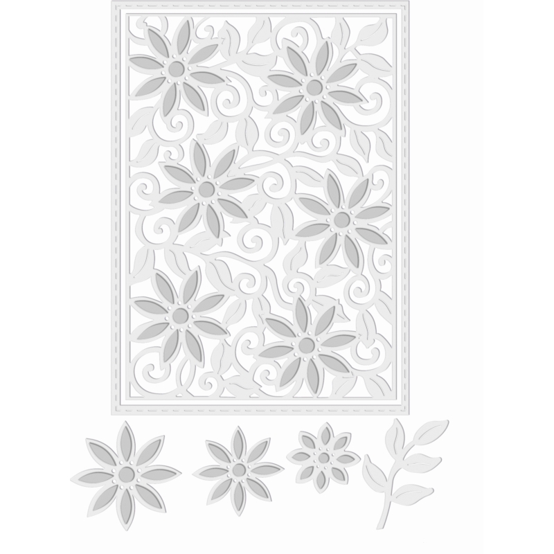 SD Daisy Background &amp; Embellishment Sweet Dixie Cutting Die