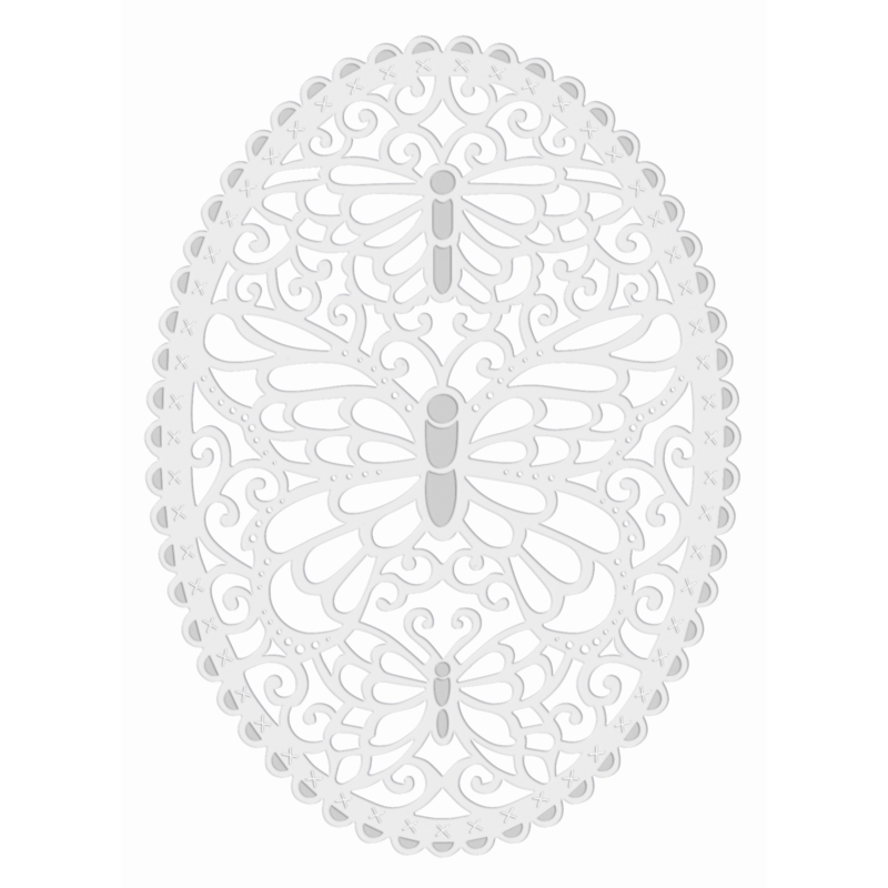 SD Butterfly Oval Sweet Dixie Cutting Die