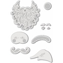 Sweet Dixie Build A Santa die set