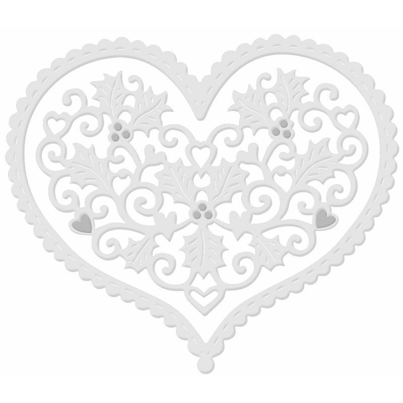 Sweet Dixie Festive Heart die set