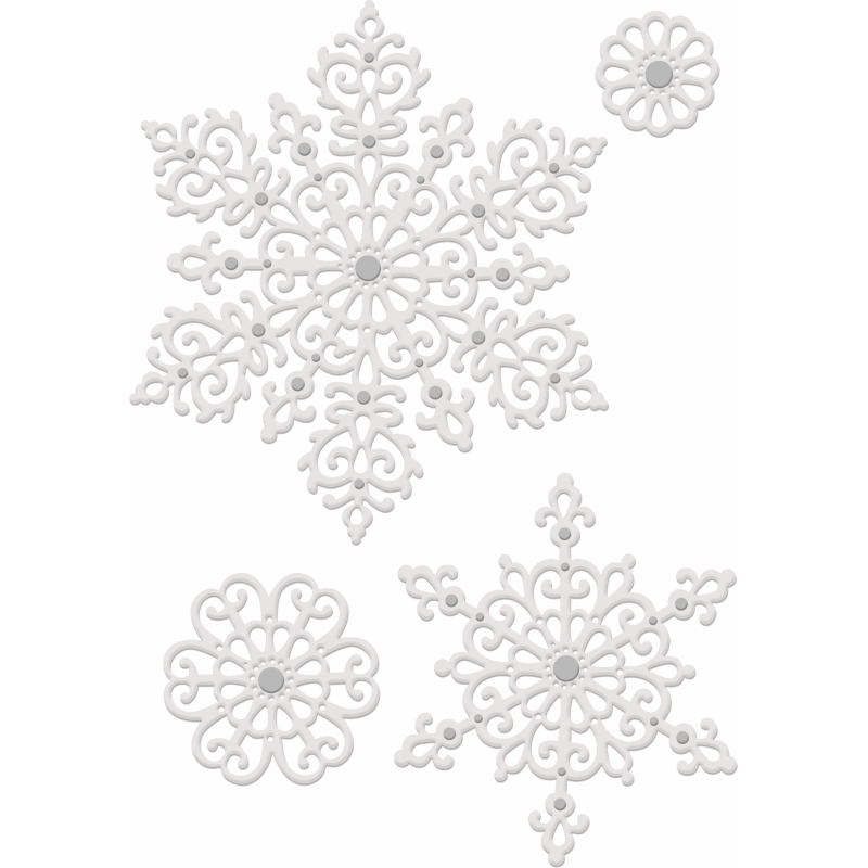 Sweet Dixie Decoupage Large Snowflake die set