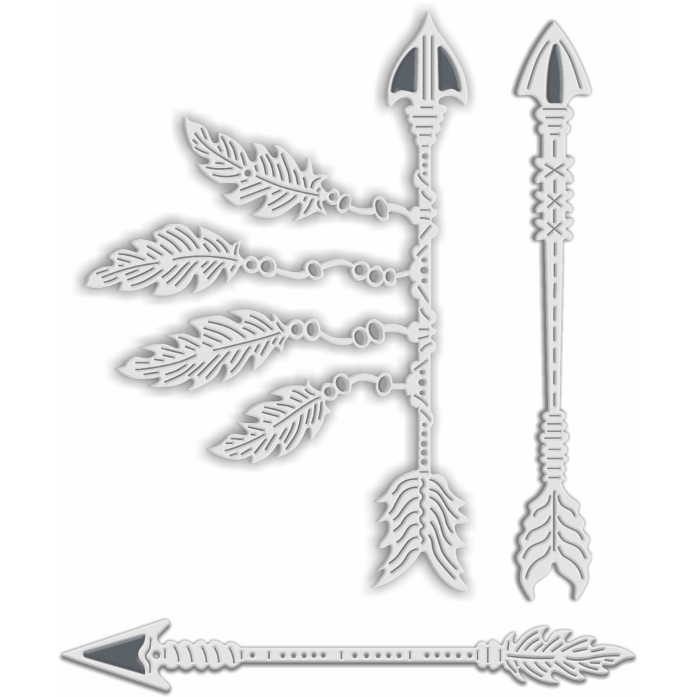 Sweet Dixie Arrows die set