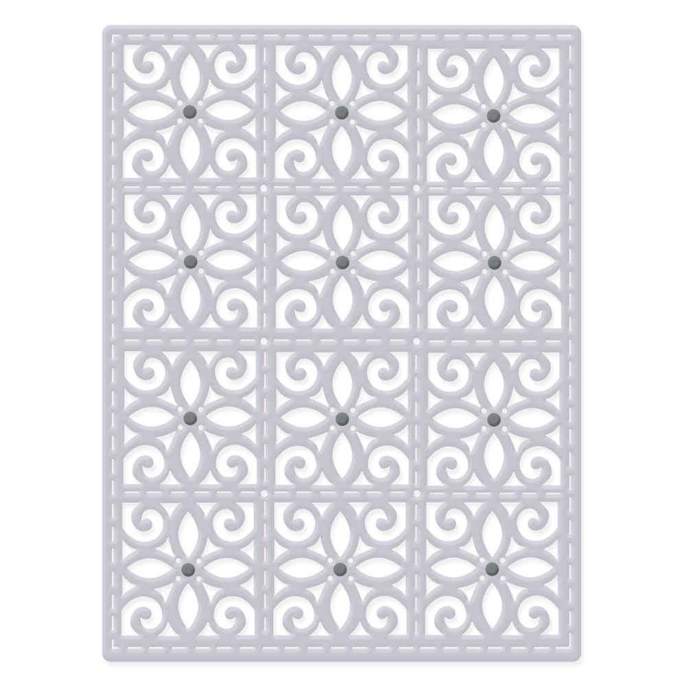 SD Rectangular Tiled Background Sweet Dixie Cutting Die