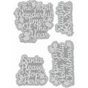 Sweet Dixie Naughty or Nice… Layered Sentiment die set
