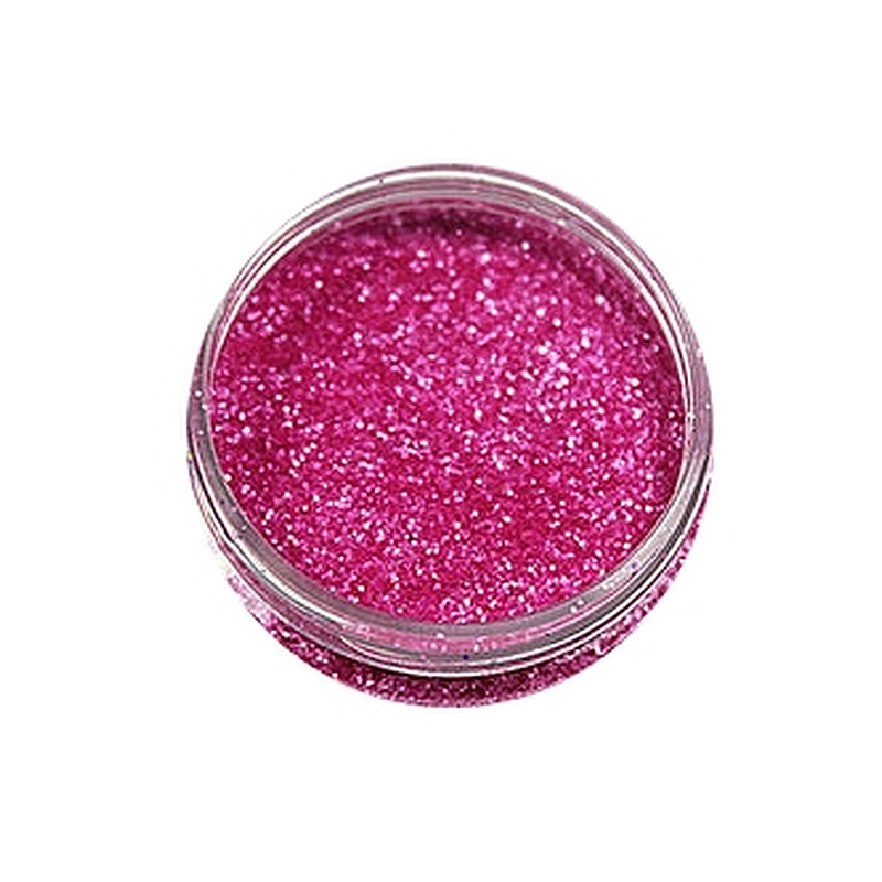 Pink Red Ultra Fine Glitter 15ml