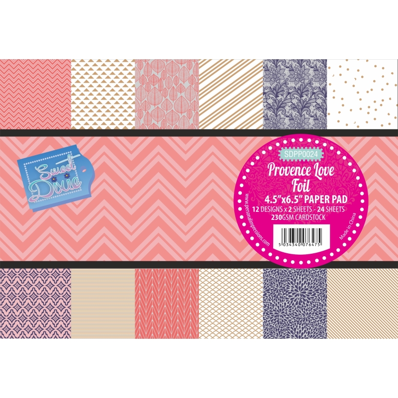 PI Provence Love Paper Pad6.5" x 4.5"