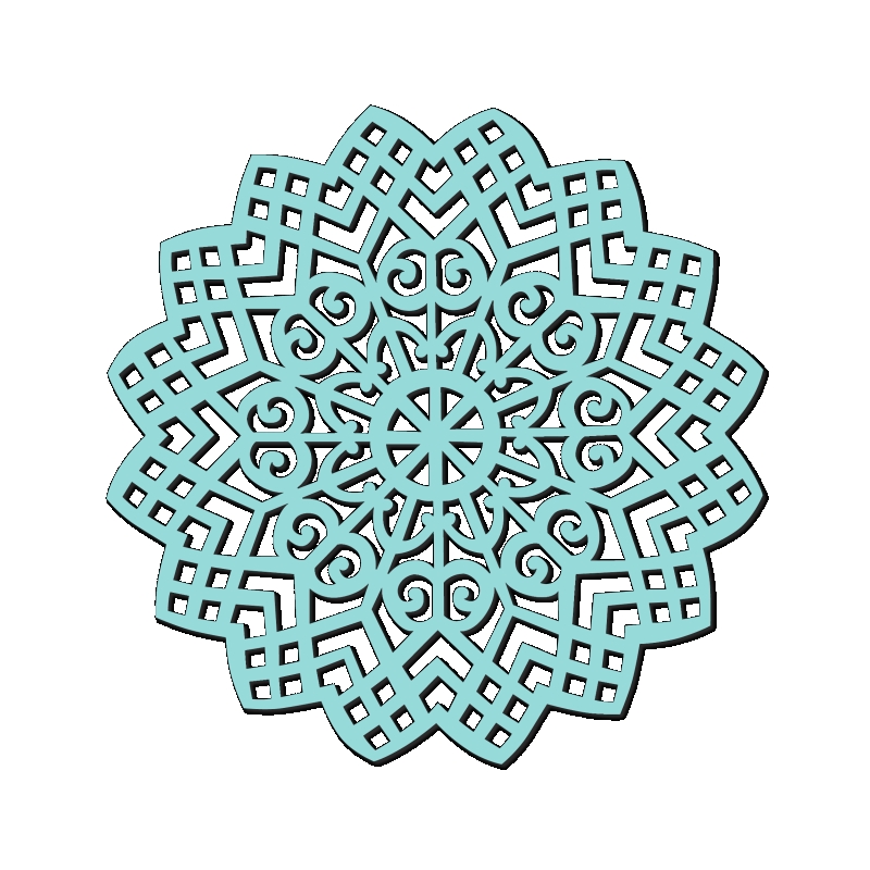 Sweet Dixie Lattice Swirl Stencil