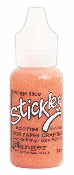Stickles Glitter Glue Orange Slice