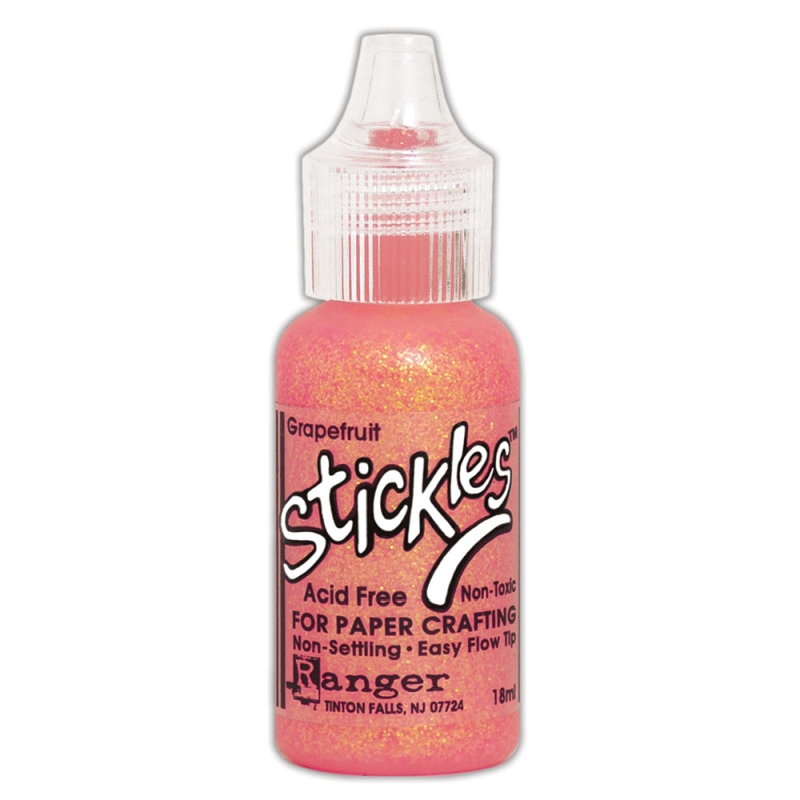 Stickles Glitter Glue Grapefruit  