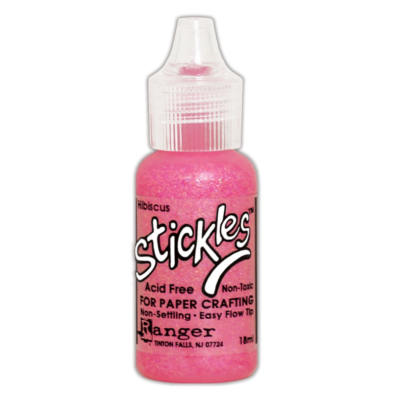 Stickles Glitter Glue Hibiscus  