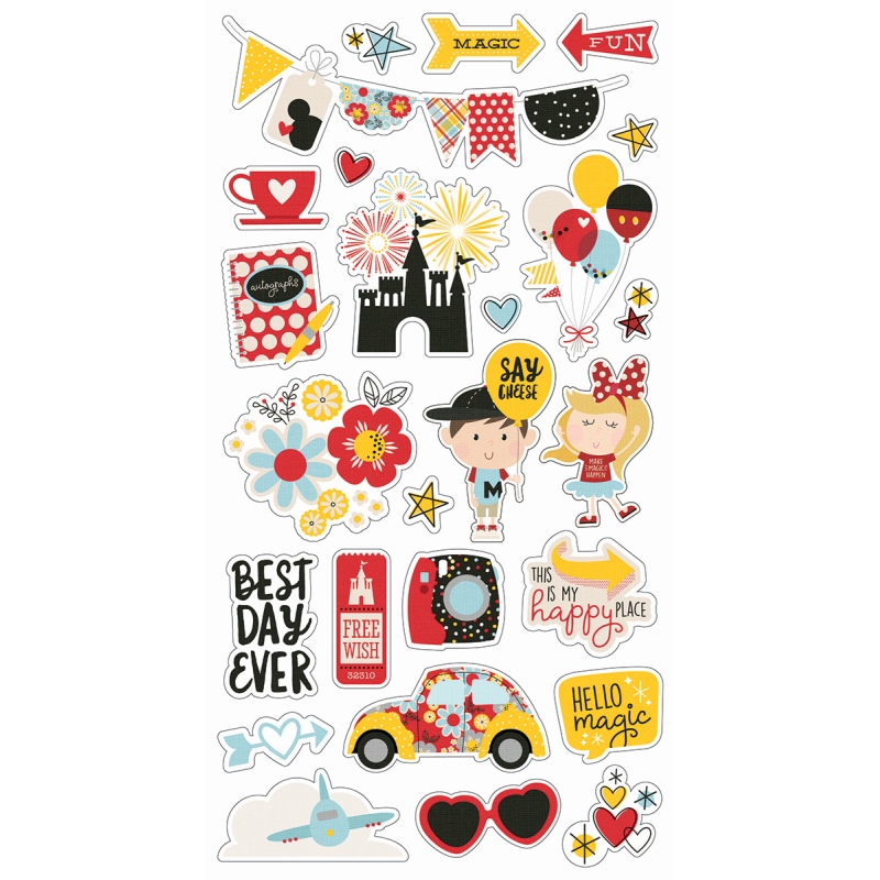 6x12 Chipboard Stickers