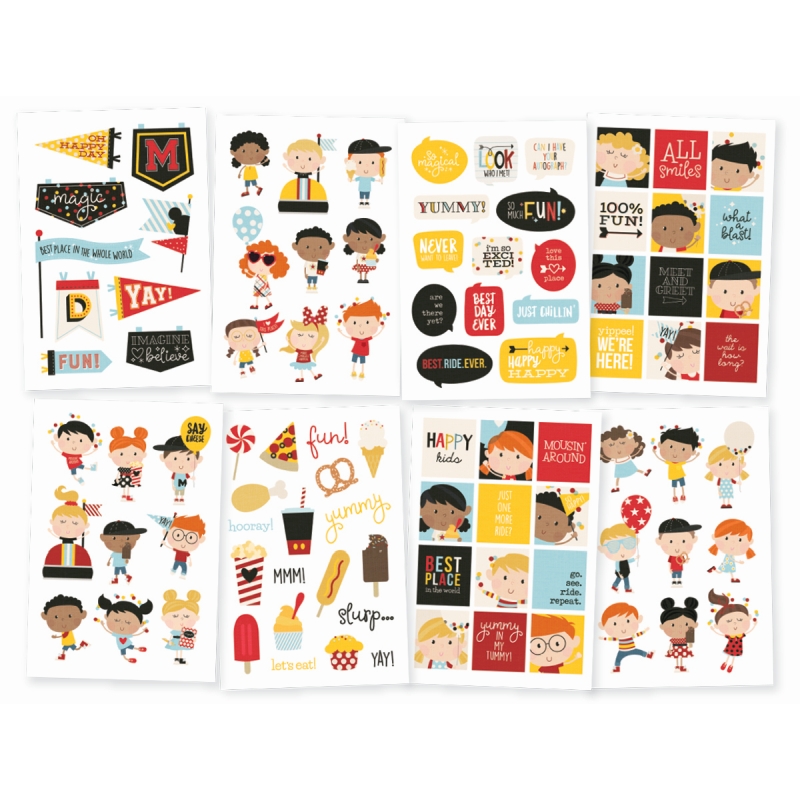 4x6 Happy Kids Stickers