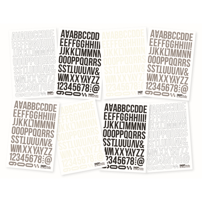 4x6 Basics Stickers