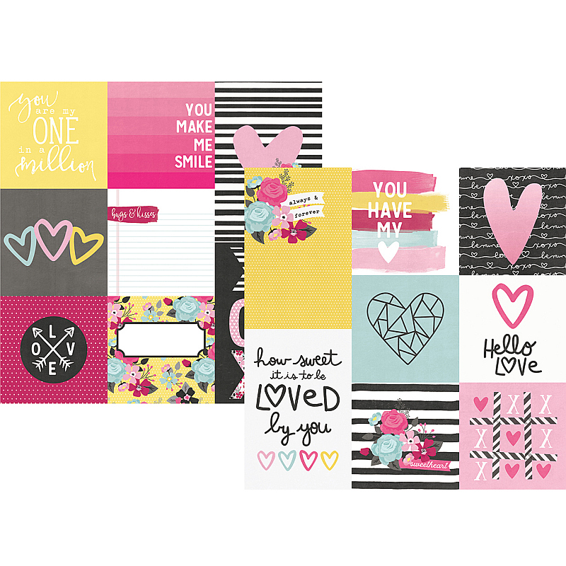 4x4 & 4x6 Vertical Journaling Elements Sold in Packs of 10 Sheets