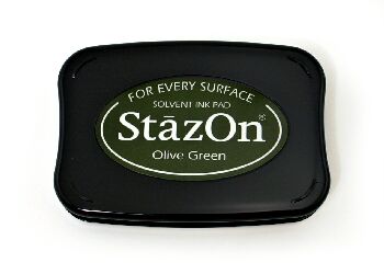 Olive Green StazOn On Pad