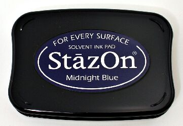 Midnight Blue StazOn On Pad