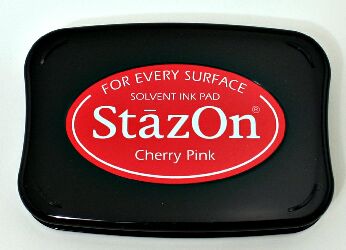 Cherry Pink Staz On Pad