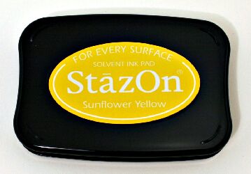 Sunflower Yellow StazOn On Pad