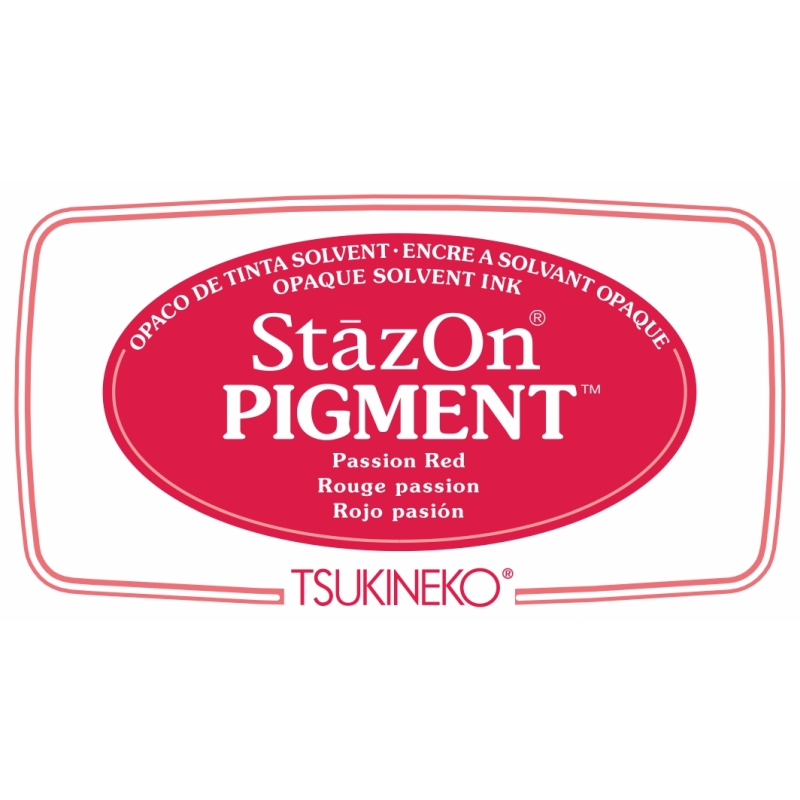 StazOn Pigment Passion Red Ink Pad