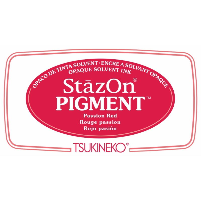Stazon Pigment Pad Passion Red