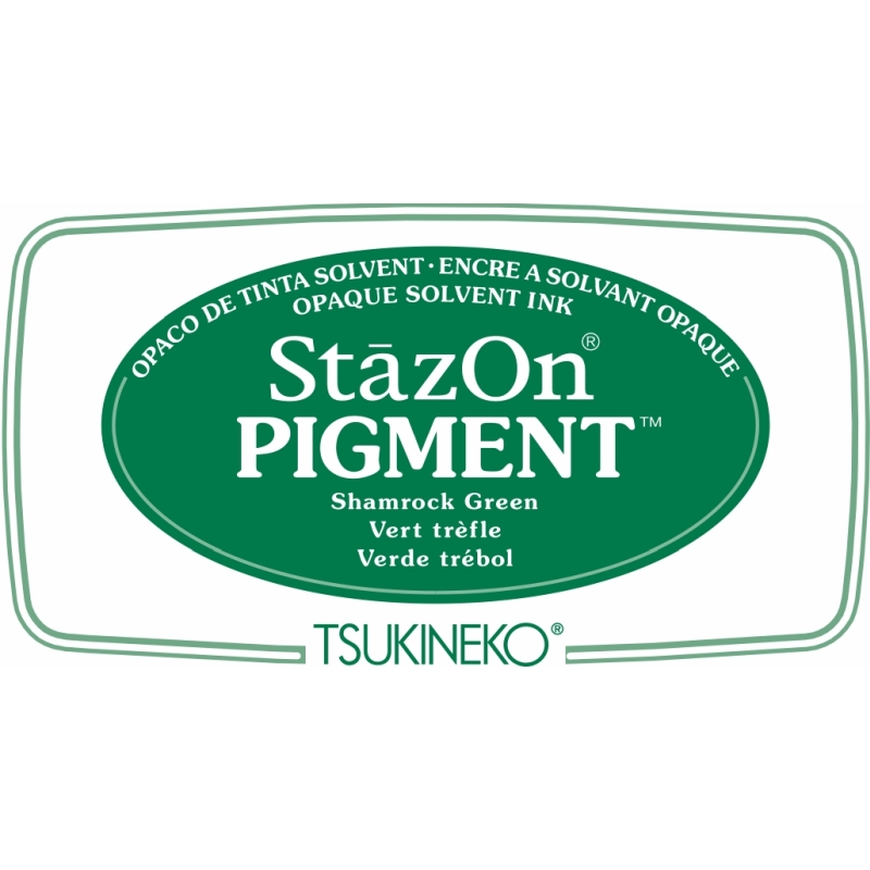 StazOn Pigment Shamrock Green Ink Pad