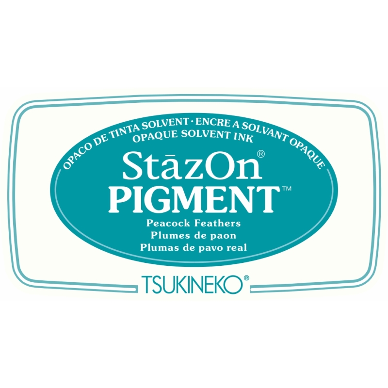 StazOn Pigment Peacock Feathers Ink Pad