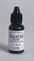 Jet Black StazOn On Reinker