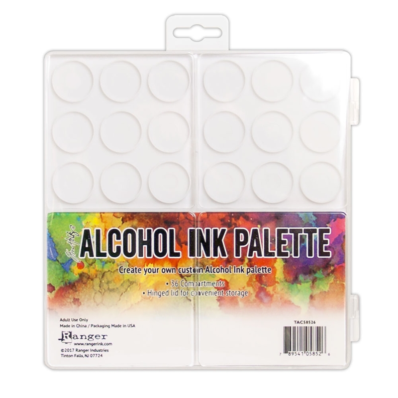 Alcohol Ink Paint Palette