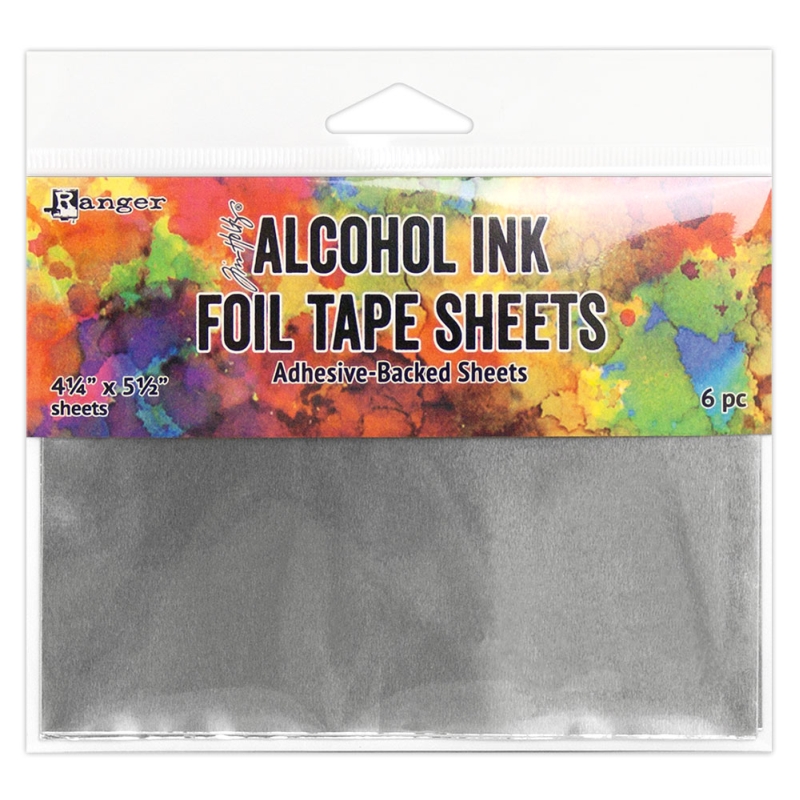 Alcohol Ink Foil Tape Sheets 4.25"x 5.5"