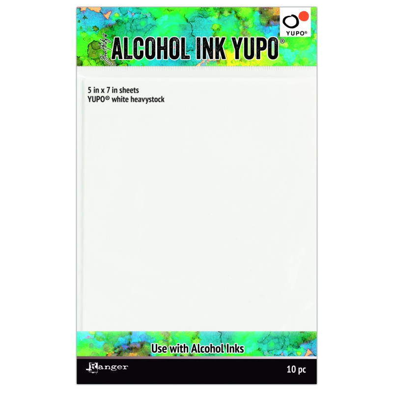 Alcohol Ink Yupo Paper White 5x7 Pack of 10