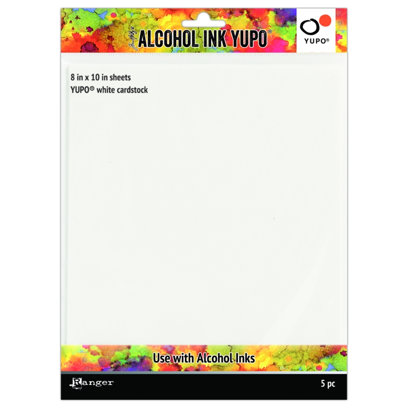 Alcohol Ink Yupo Paper White8x10 Pack of 5