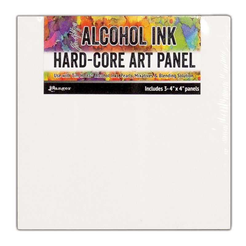 Hard Core Art Panels 4&quot; x 4&quot; Pack of 3