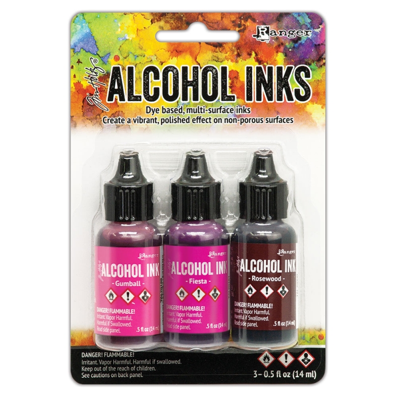 Alcohol Ink 3 Pack Pink/Red