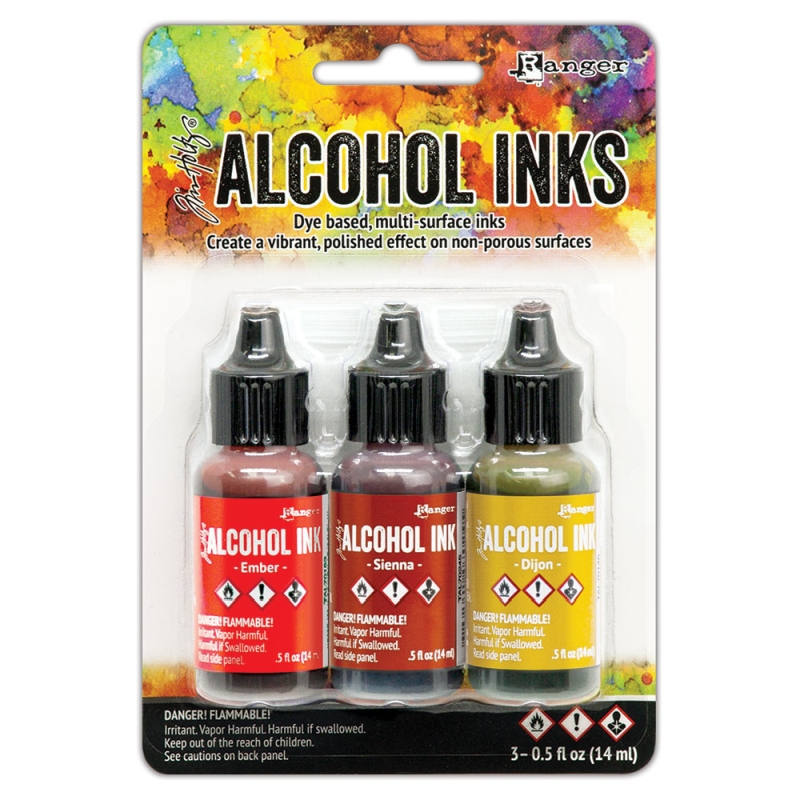 Alcohol Ink 3 Pack Orange/Yellow