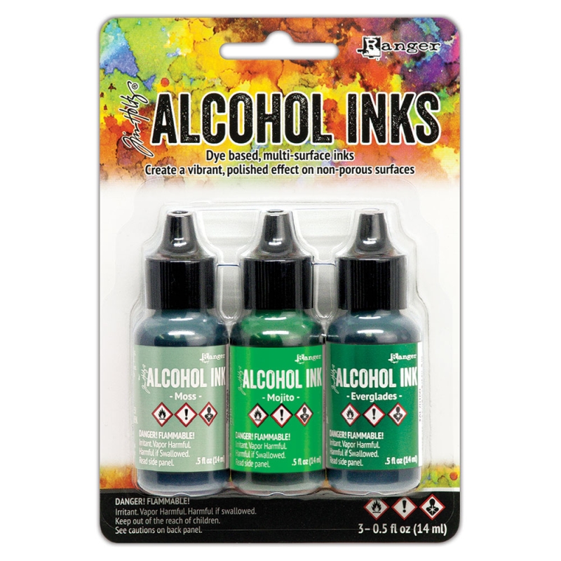 Alcohol Ink 3 Pack Mint/Green