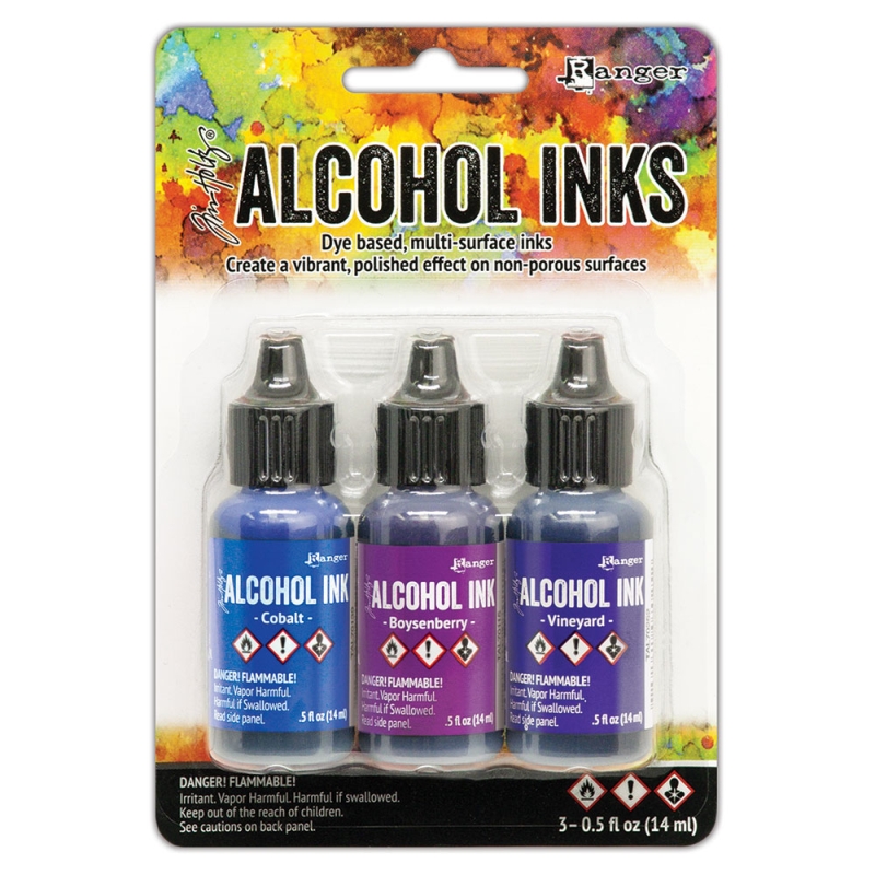 Tim Holtz - Distress - Alcohol Ink Kit - Indigo/Violet