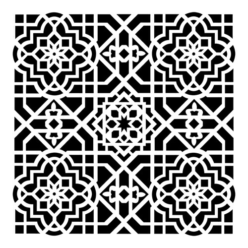 6x6 Stencil Ceiling Tile