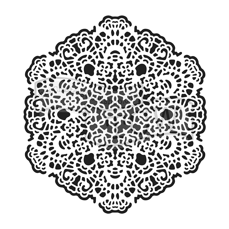 6x6 Stencil Octogonal Lace