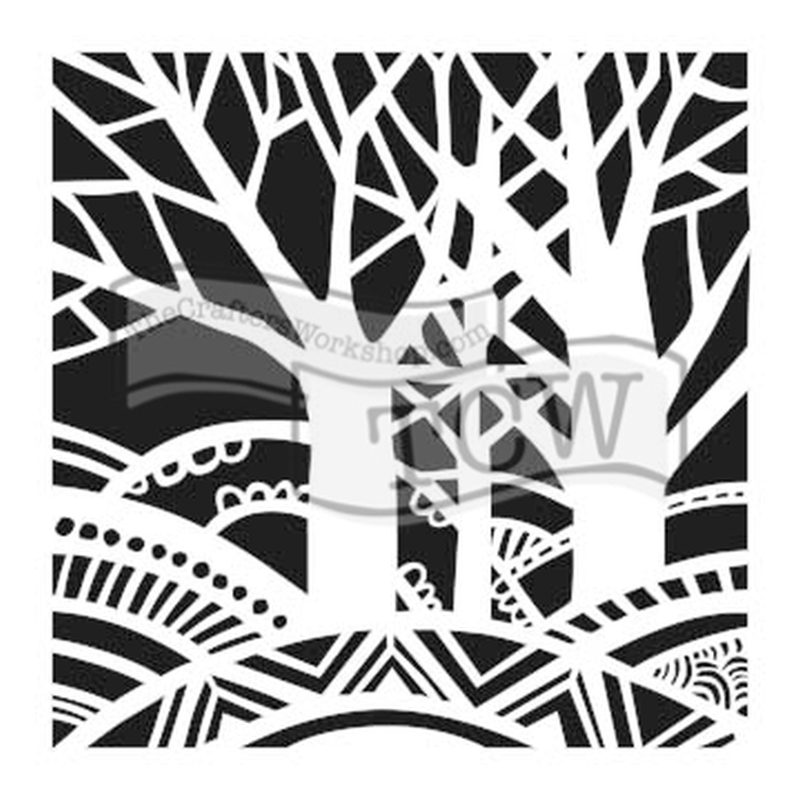 6x6 Stencil Tree Paradise