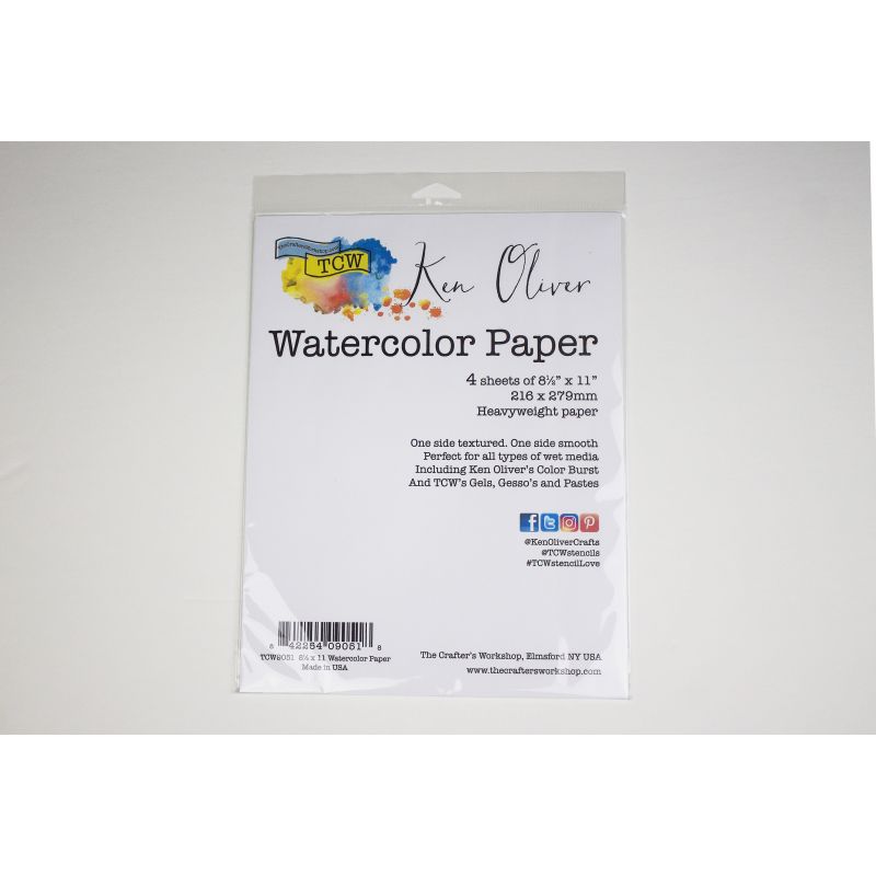 8½x11 Watercolor Paper Pack
