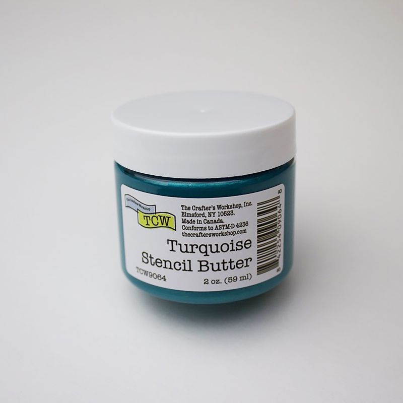 Turquoise Stencil Butter 2oz