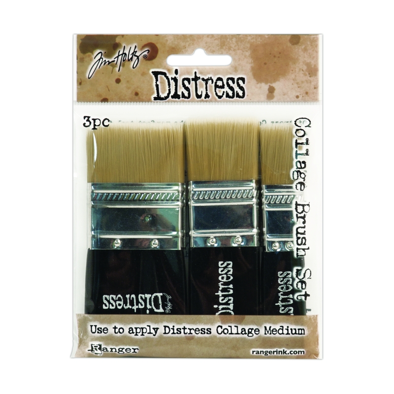 Distress Collage Brush 3 Pack