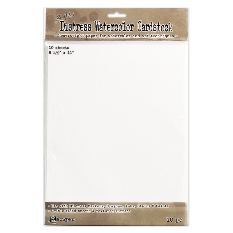 Tim Holtz - Distress - Watercolour Cardstock 10 Pack